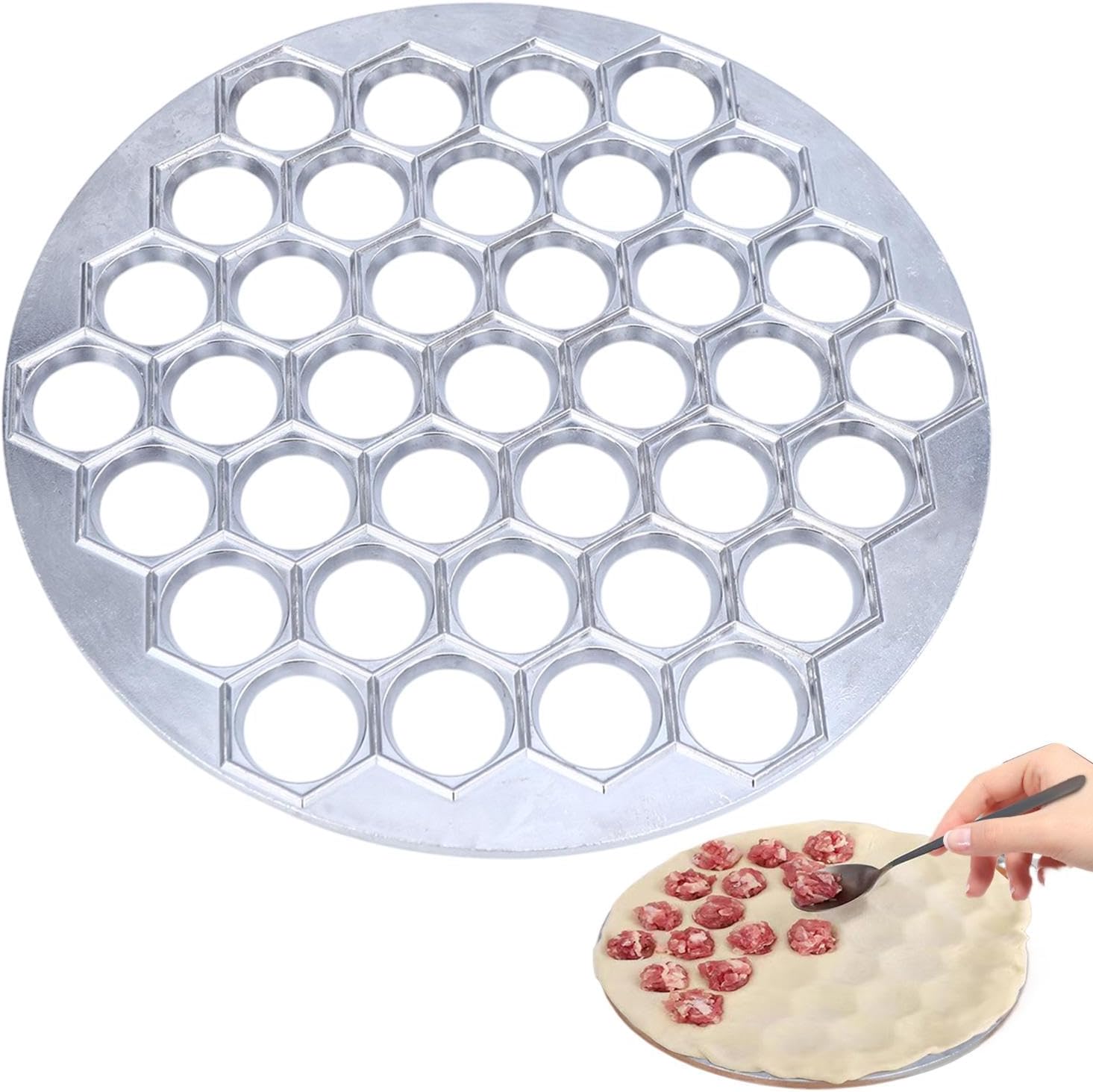 Ravioli Mold、ワンタンメーカー、ペルメニモールドプレス、12x4.25インチ ステンレススチール 自家製パスタスタンプ 餃子用 キッチンガジェット パスタ作りツール 家庭料理用