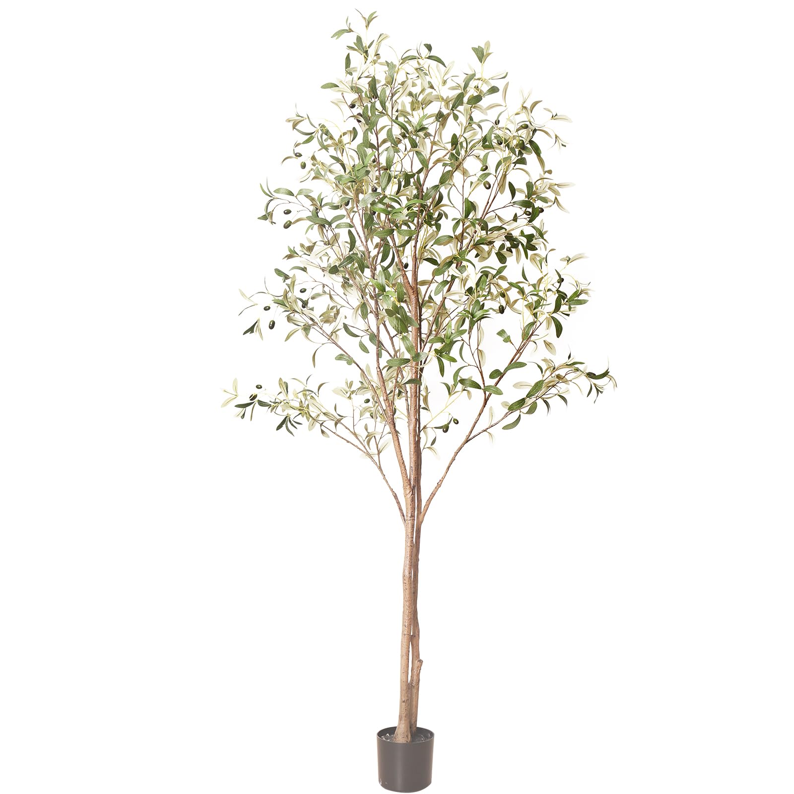 Grande albero di ulivo finto, rami di ulivo artificiali, per