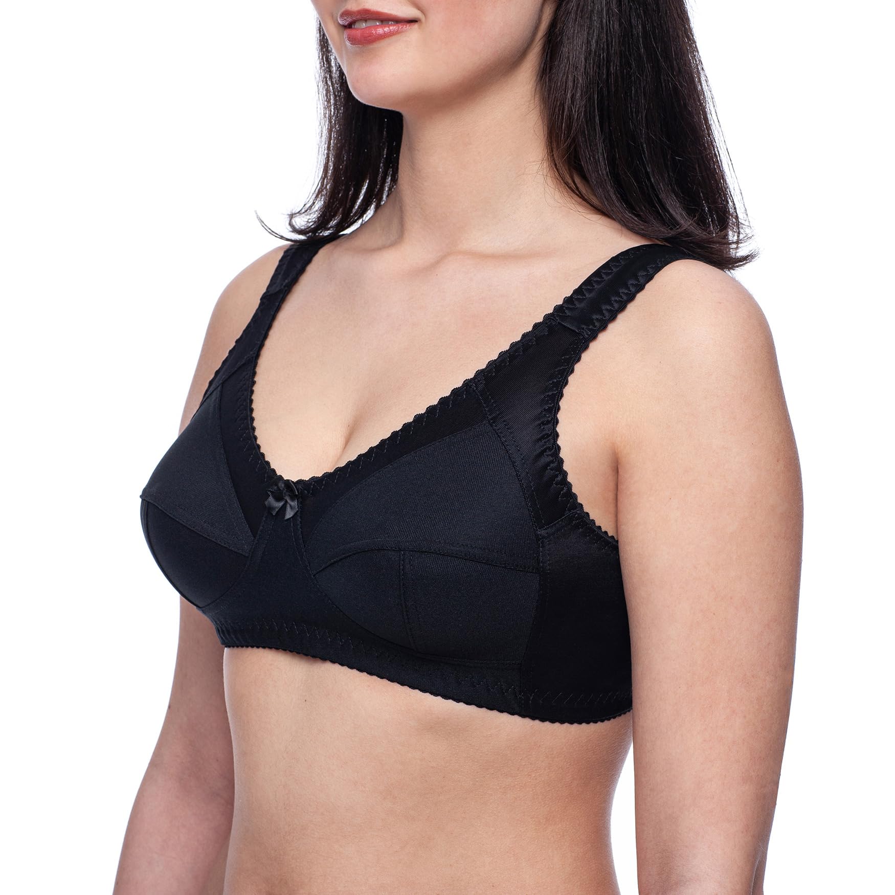 frugue Reggiseno Senza Ferretto Contenitivo Taglie Forti Pizzo Donna