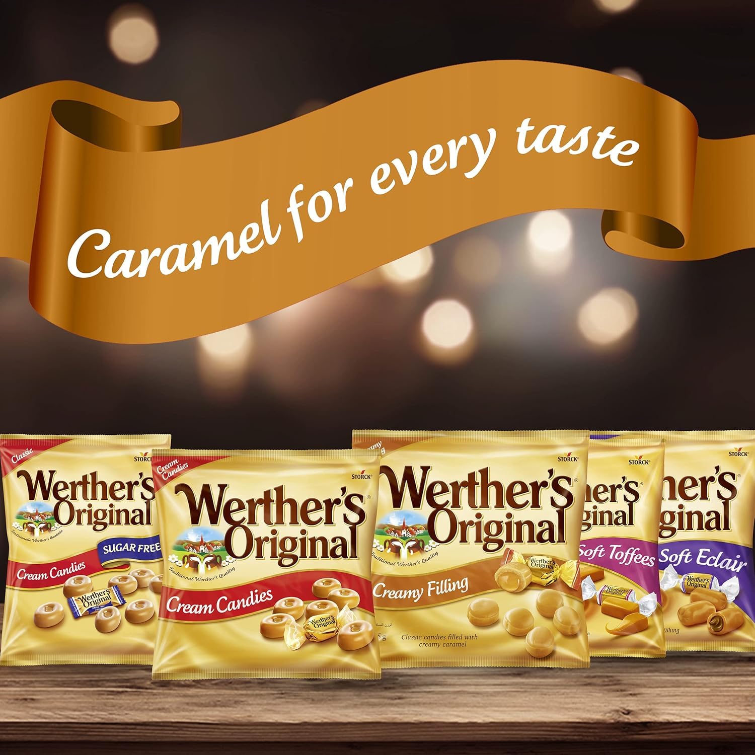 Storck Werther's Original Cream Candies, Decadent Foods Traditional Hard Caramel Sweets, Super Pack, 800g (Product Of Germany) Get Flavourito Kunafa Chocolate 20g Absolutely Free From DECADENT FOODS 3