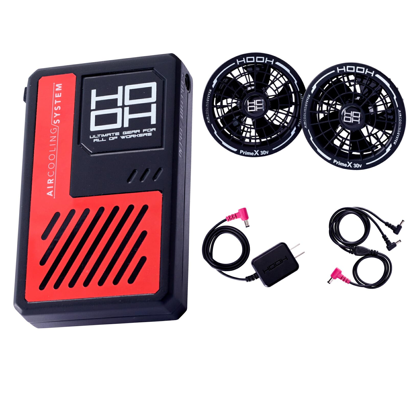 2026年製　PrimeX V3002 ファンセット＋ バッテリーセット Amazon.co.jp: [HOOH] 30V バッテリー ファン セット V3001 V3002 2026