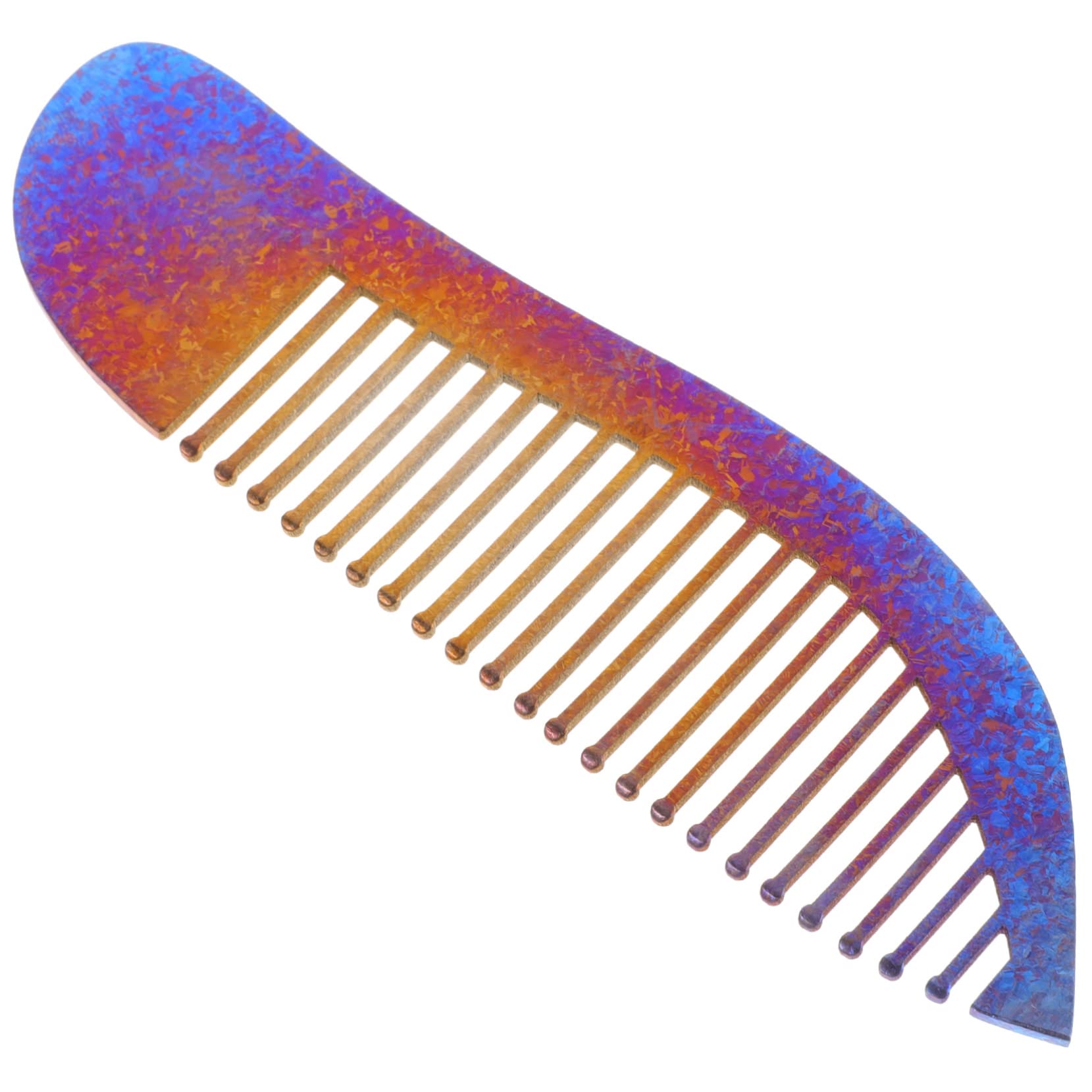 Healeved 4piezas Peine De Titanio Antiestático Para Estilismo Profesional Peine Portátil De Barbería y Salón Para Cortes y Peinados Ligero y Resistente La Corrosión