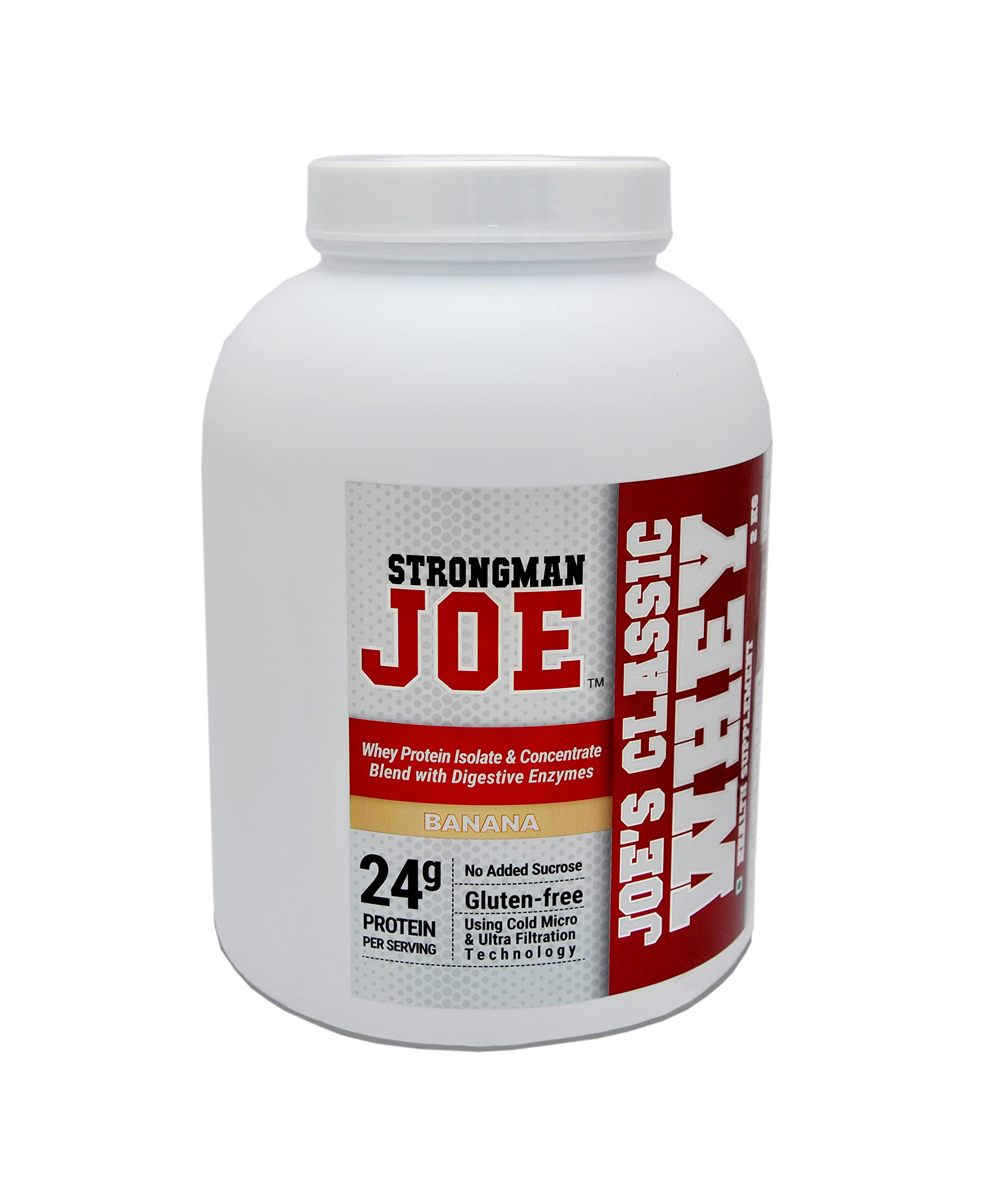 Buy STRONGMAN JOE Joe’s Classic Whey Whey Protein Isolate and