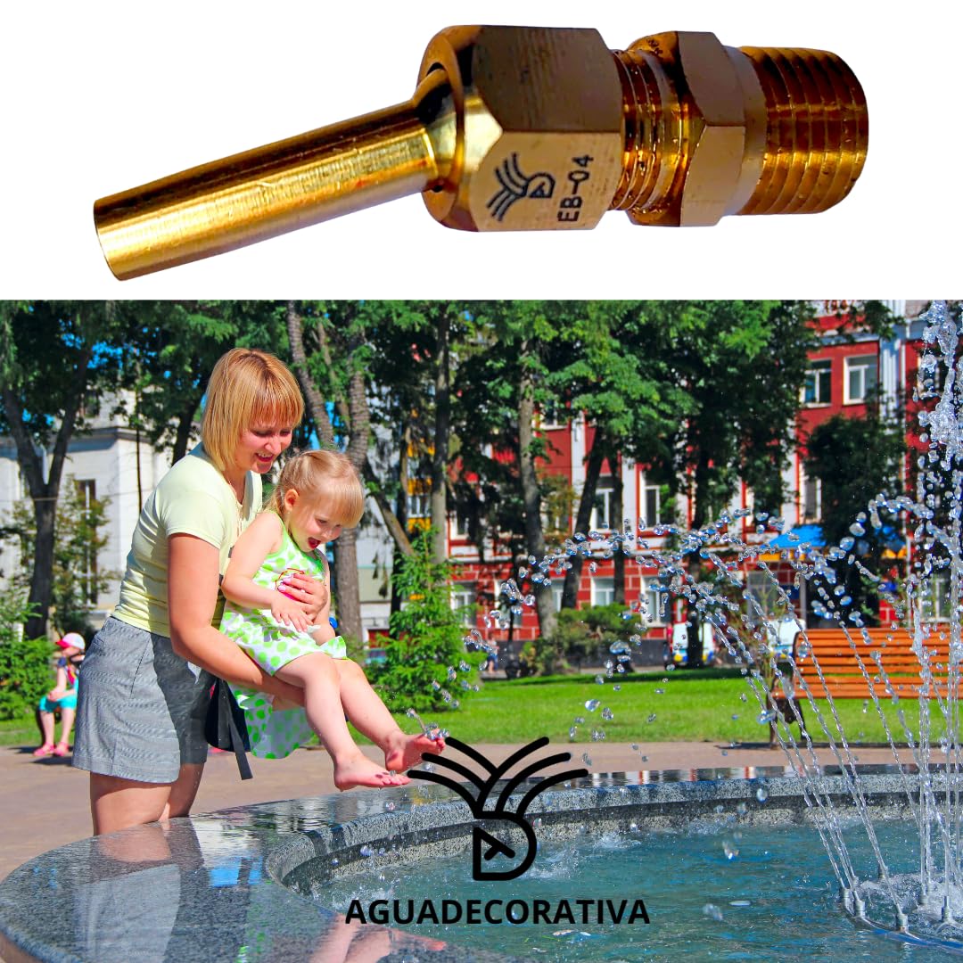 Boquillas para fuentes de jardín chorro de lanza de 4mm rosca 1/4" BSPT Latón