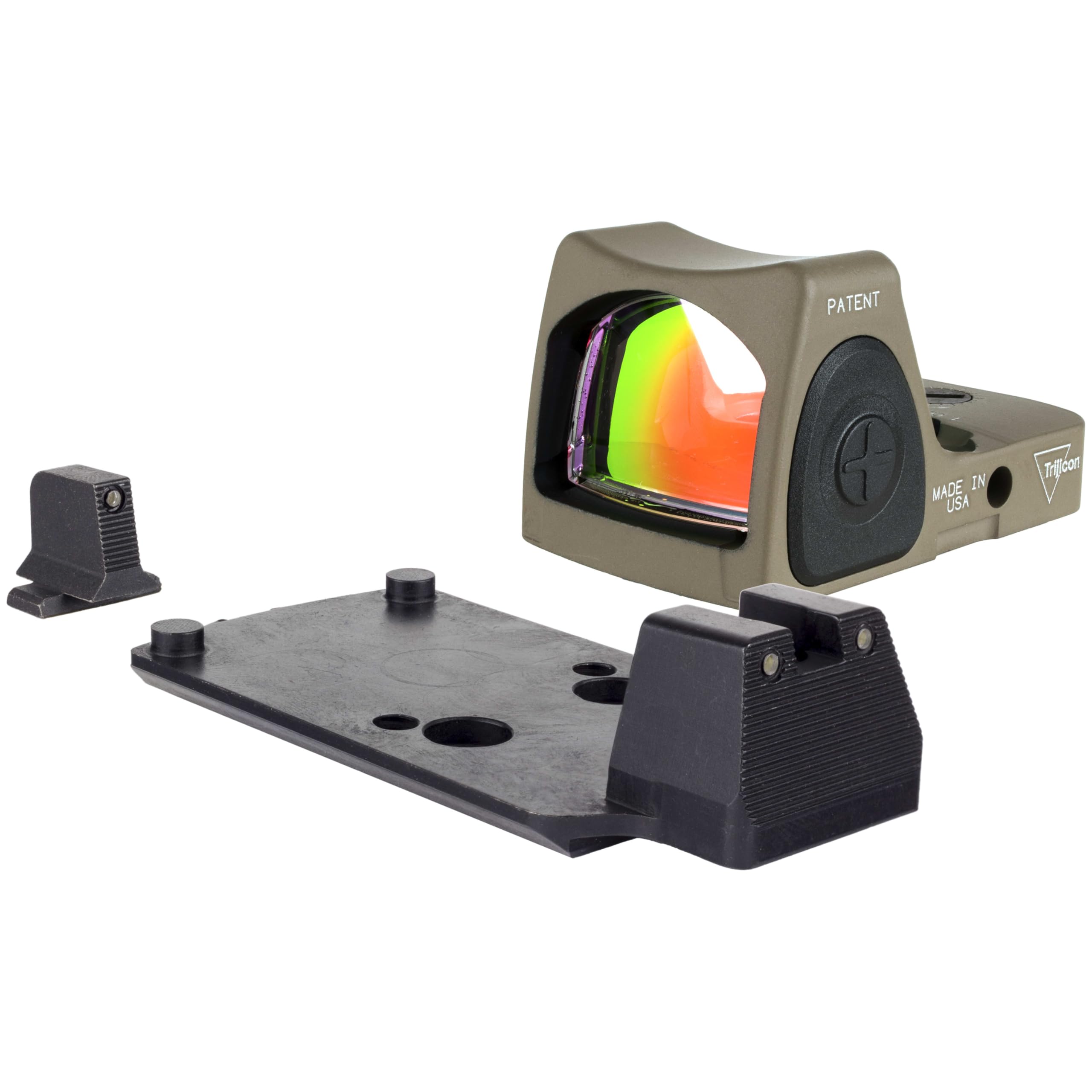 Amazon.com : Trijicon Dual Defense Kit RMR Type 2 3.25 MOA Red Dot