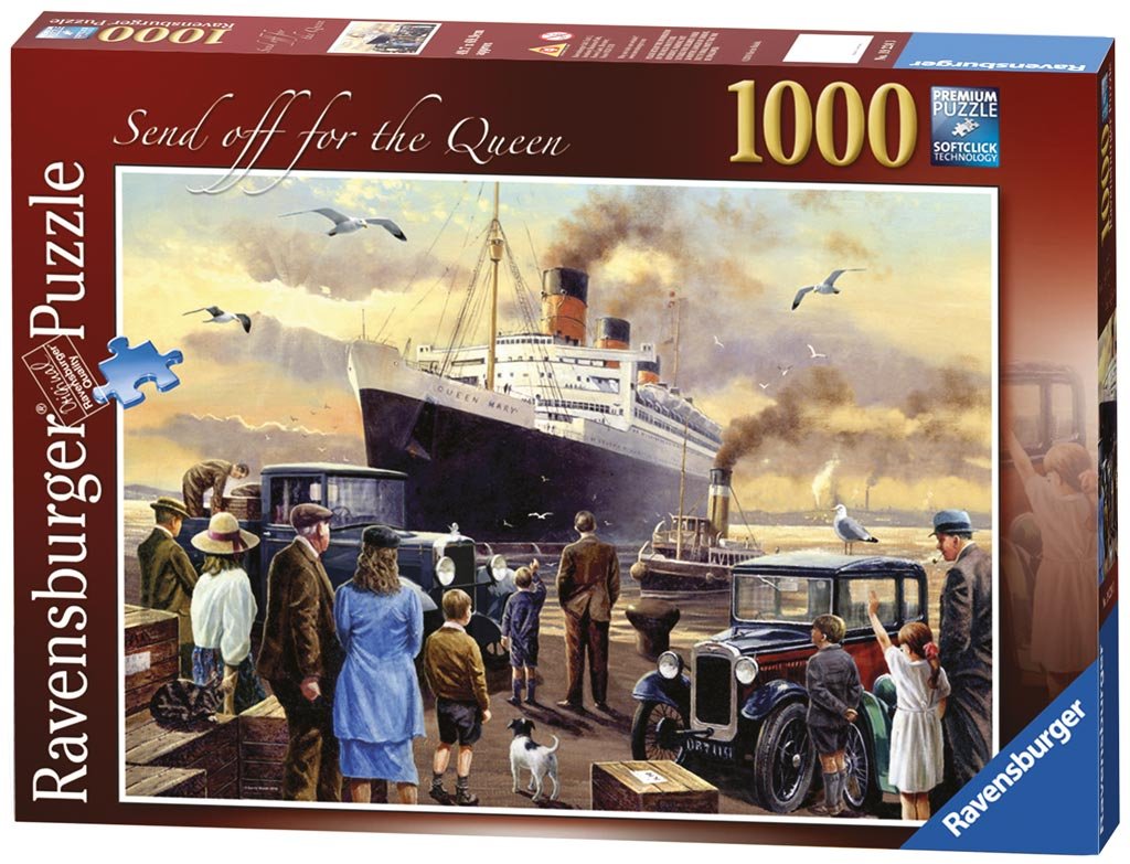 Ravensburger 19224 - Puzzle partenza della Regina 1000 Pezzi