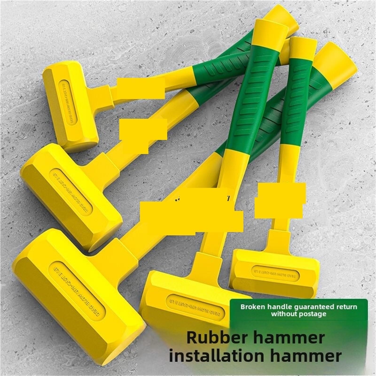 Gummihammer Gummihammer, Bodenfliesen-Installationshammer, nicht elastischer Stoß