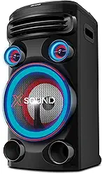 Torre de Som AIWA T1W-01B 1500W 1Woofer10" BT RGB USB FM DJ