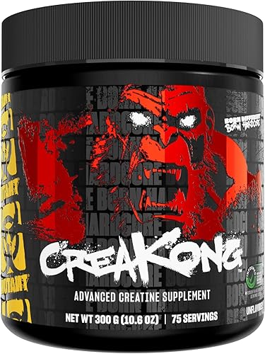 Mutant Creakong: 10.58 oz de entrega de tamaño y potencia pura sin adulterar, una mezcla de creatina que solo proporciona creatinas puras de las