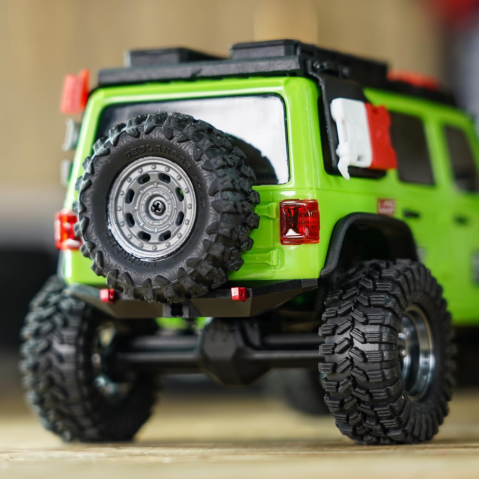 INJORA Paraurti Anteriore e Posteriore in Alluminio per 1/30 Axial SCX30 JLU