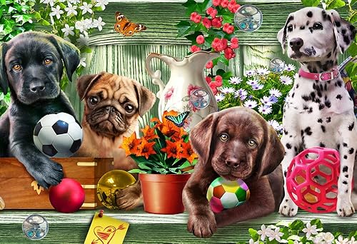 Rompecabezas de jardín para niños de 100 piezas