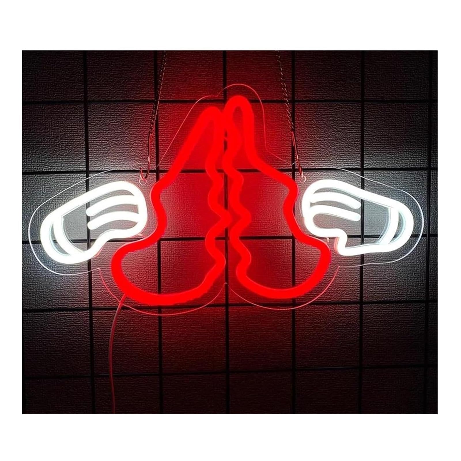Zynther Neon lamp Soothing Atmosphere Lamp Neon Sign Broken Heart, Lights for Bedroom, Game Room, Bar