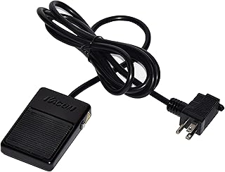 Kacon HRF-MX1 PBP, Foot Switch, Momentary on/Off, Piggyback Plug, Steel housing, Black, L103xW68xH25mm, IP54, 1NO 1NC, 8A 250VAC, 6.5 feet Cord Cable