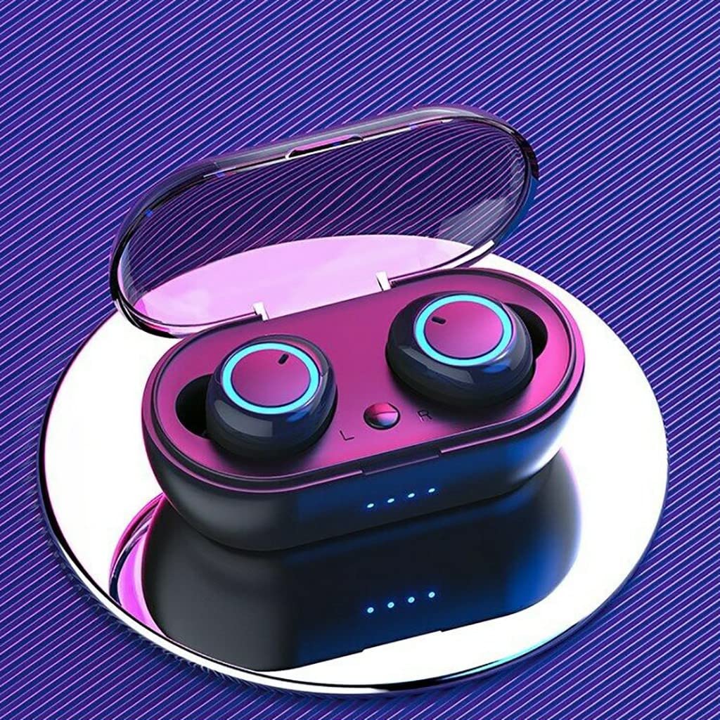Wireless Earbuds with Mic Sleep Headphones Touch-Control 5 0 Bluetooth Headset Sports Earbuds with Immersive Premium Sound Noise