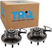 Vista 186 de TRQ Par de conjunto de cubo de cojinete de rueda delantera izquierda derecha, 2 piezas compatible con Lexus GX460 2003-2009 GX470 2003-2023 Toyota