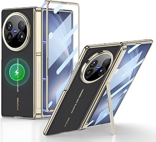 Midkart Leather Cover Compatible with Vivo X Fold 5 Release 2025 Auto-Sliding Magnetic Hinge Protection Kickstand Electrop... Price In India