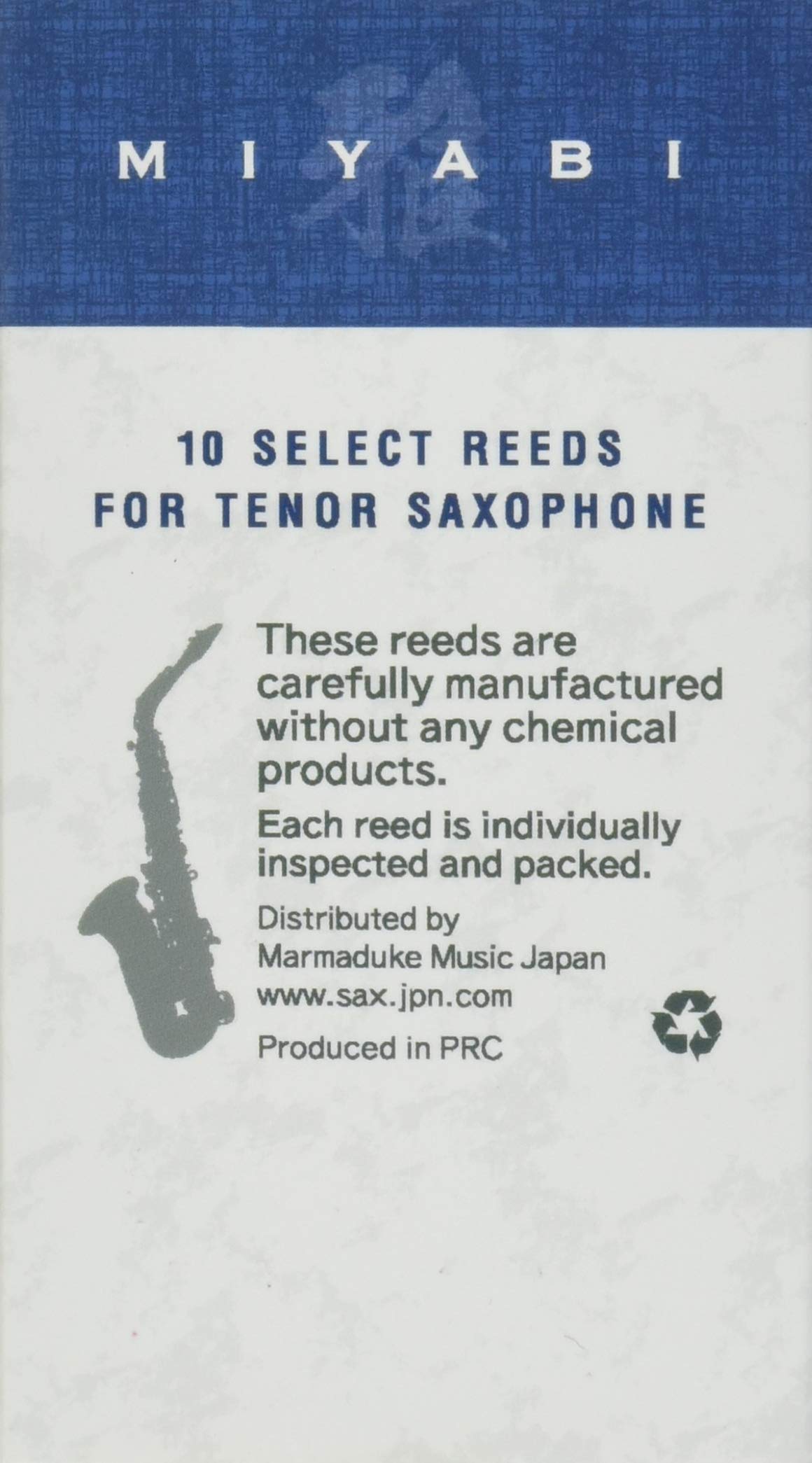 Vandoren JUNO JSR711525 Tenor Saxophone Reeds - 1.5 (25-pack)