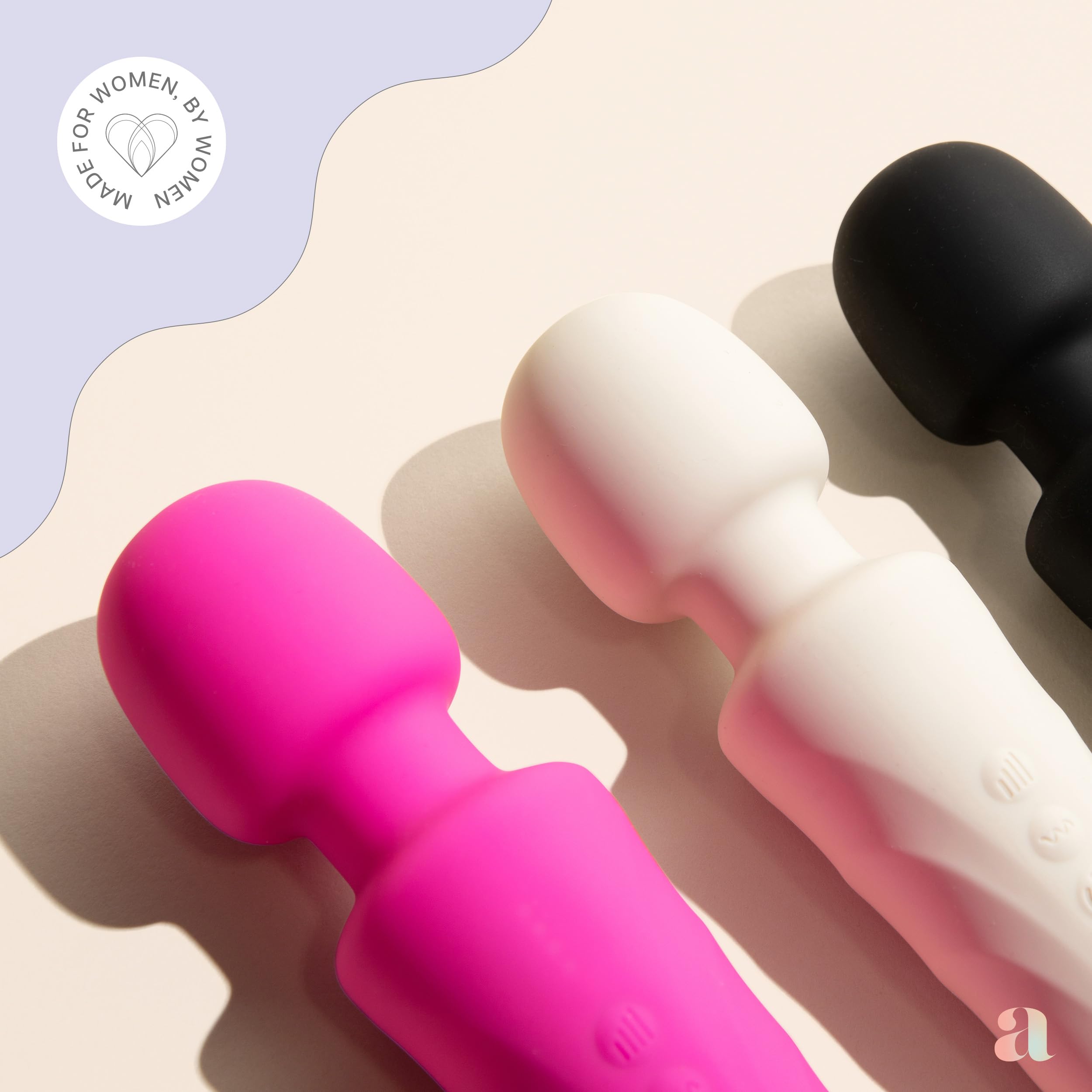 Ava Vibrator Sex Toys – Battery Life Ranging 1.5-6 Hours | Water Resistant Body Safe Silicone | Clitoral Vibrators Couples Sex Toy with Multi Patterns & speeds Vibrator for Women - 4 hrs - Black: Premium Beige