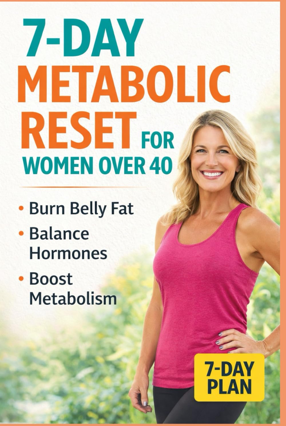 7-Day Metabolic Reset for Women Over 40: A Simple Plan to Burn Belly Fat, Balance Hormones and Restart Your Metabolism (The Women Over 40 Reset Series)