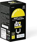 Evolux Smart Light Bulb (E26) - Smart Bulbs Alexa Compatible - Colour Changing, Dimmable - 806 Lumens - Energy Saver for 2.4 GHz Networks No Hub Needed - Warm & Cool White Light