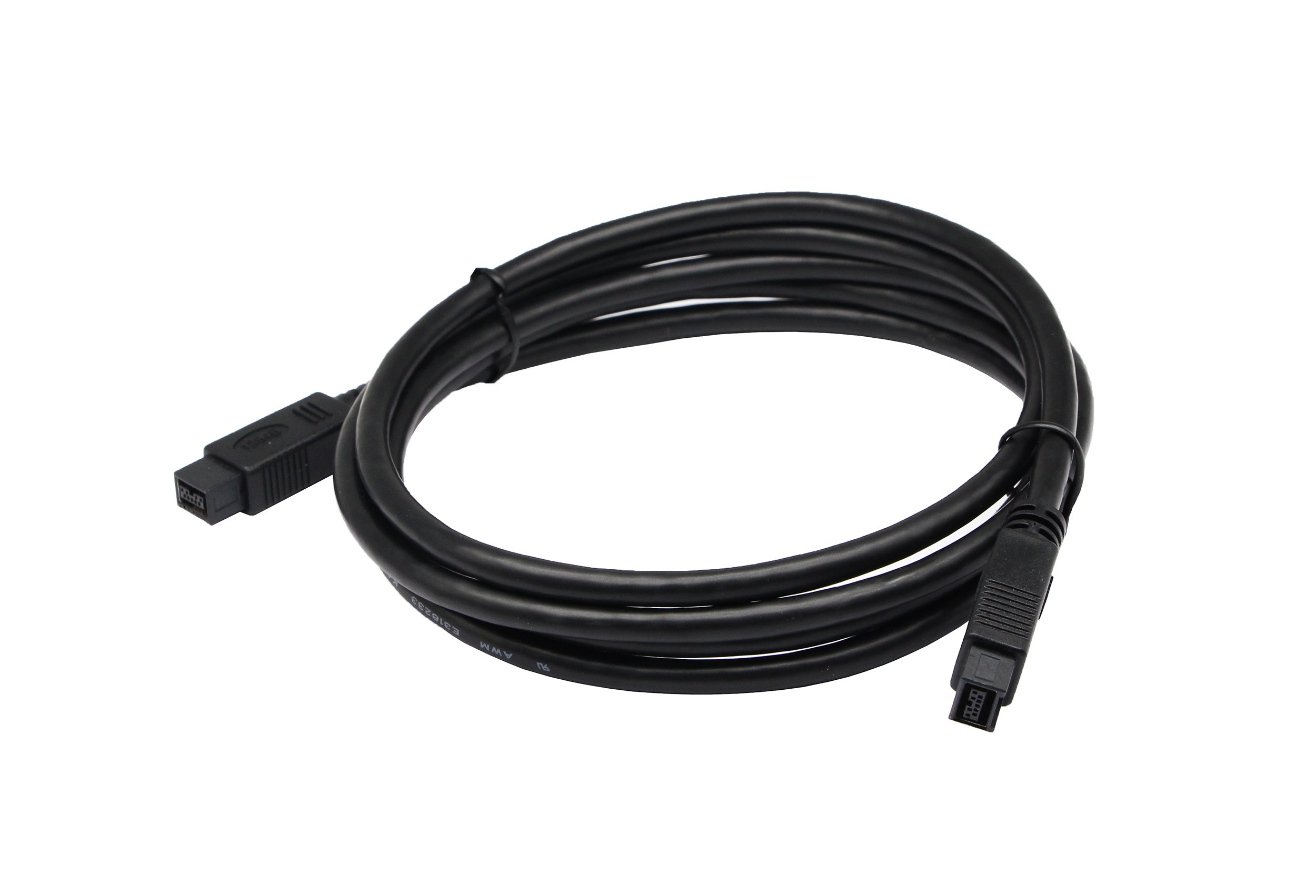 CERRXIAN - Cavo FireWire 800 da 1,8 m, 9 pin a 9 pin, IEEE 1394B (per Mac e PC), colore: nero