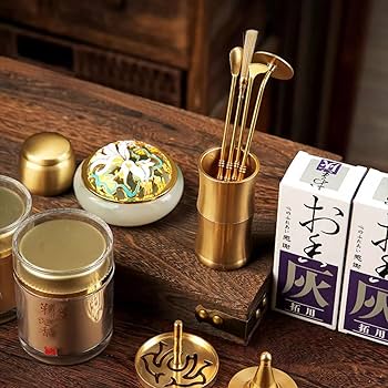 中国の香炉 中国 お香 セット 香炉せット お焼香せット 香道具セット 純銅製