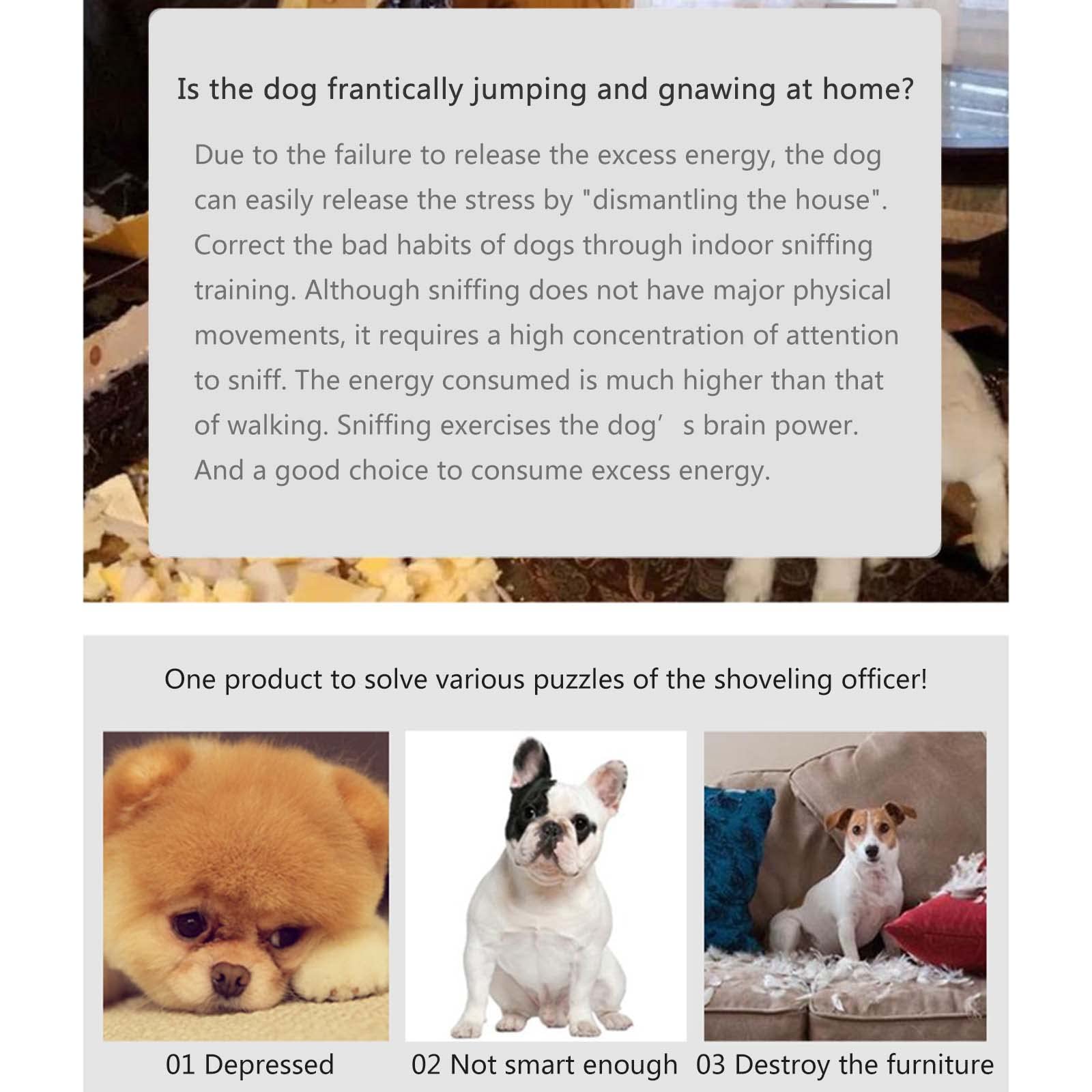 Cane Peluche Snuffle Mat Ripieni Trattare Dispensing Fiore Interattivo Masticare Alleviare Lo Stress Migliorare Per La Salute