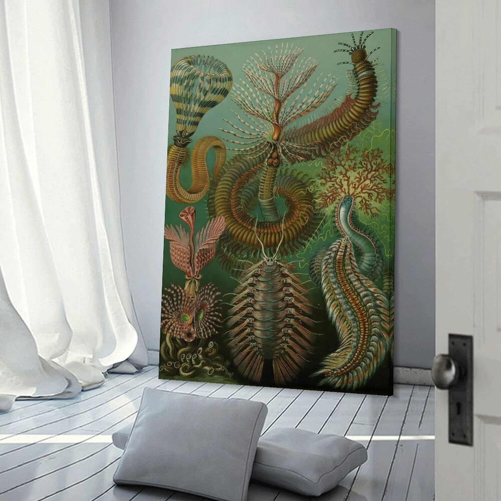 Junmoney 1904 CHAETOPODA Hanging Wall Art 16x24inch(40x60cm), for Front Hall, Corridor Or Welcome Spaces, Wall Decor to Refresh Empty Corners