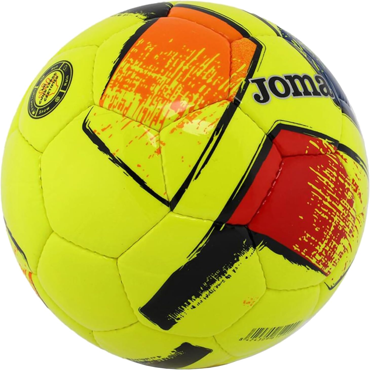 Joma Dali II Ball 400649-061, Unisex Footballs, Yellow, 3 EU