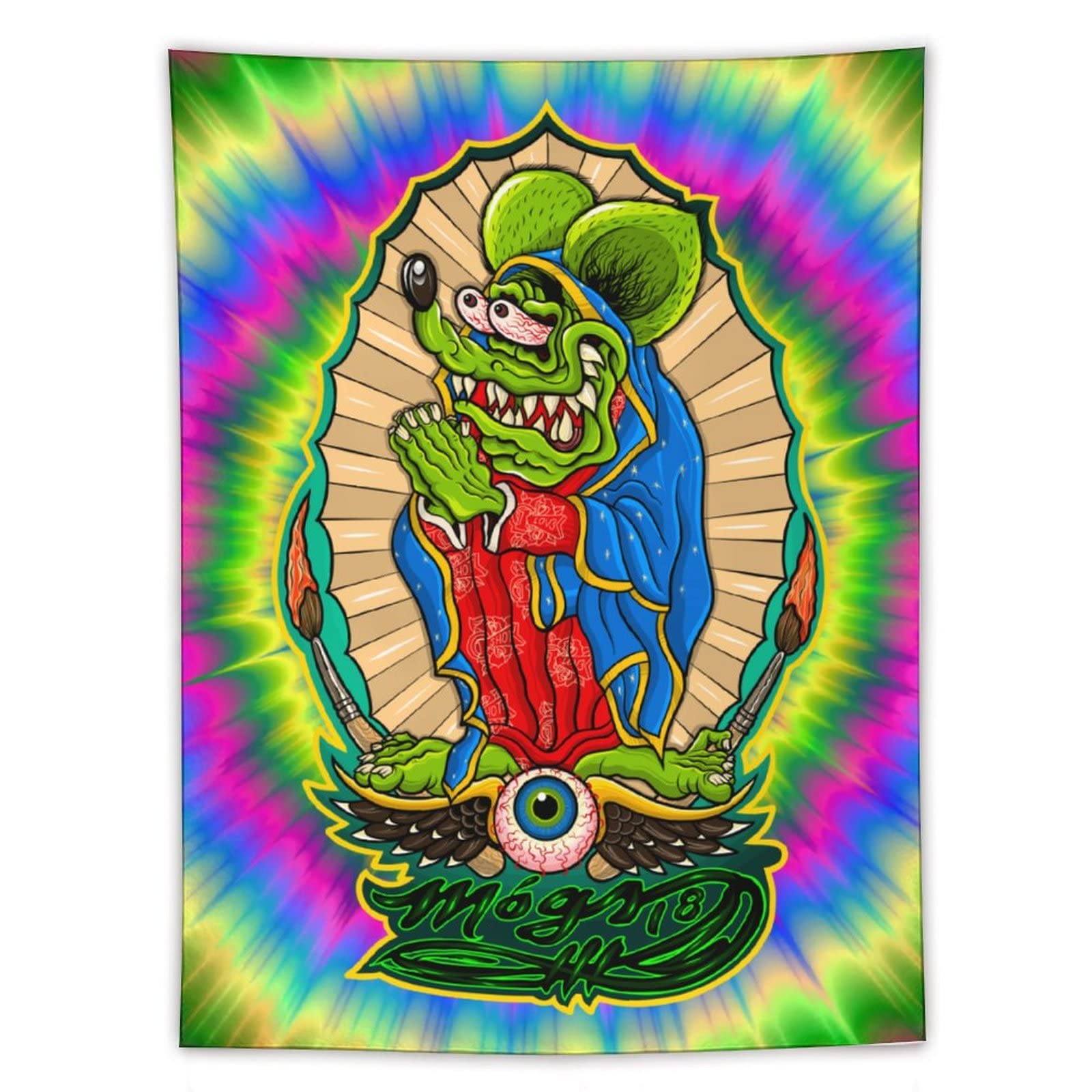 Amazon.co.jp: ラットフィンク 人気 アニメ タペストリー ファッション