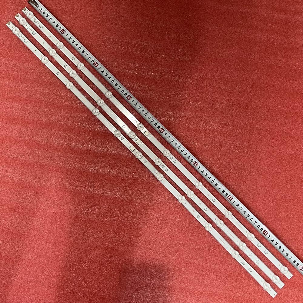 LOCLPCKGYA LED Strip For 17DLB43VER7-A LUXER LUX0143008 VES430QNDL-2D-N91 Fit For JVC LT-43CF890 E43UHDHDRS3Q 43HAK6150U Fit For Panasonic TX-43HX580B(2set For 2 TV)