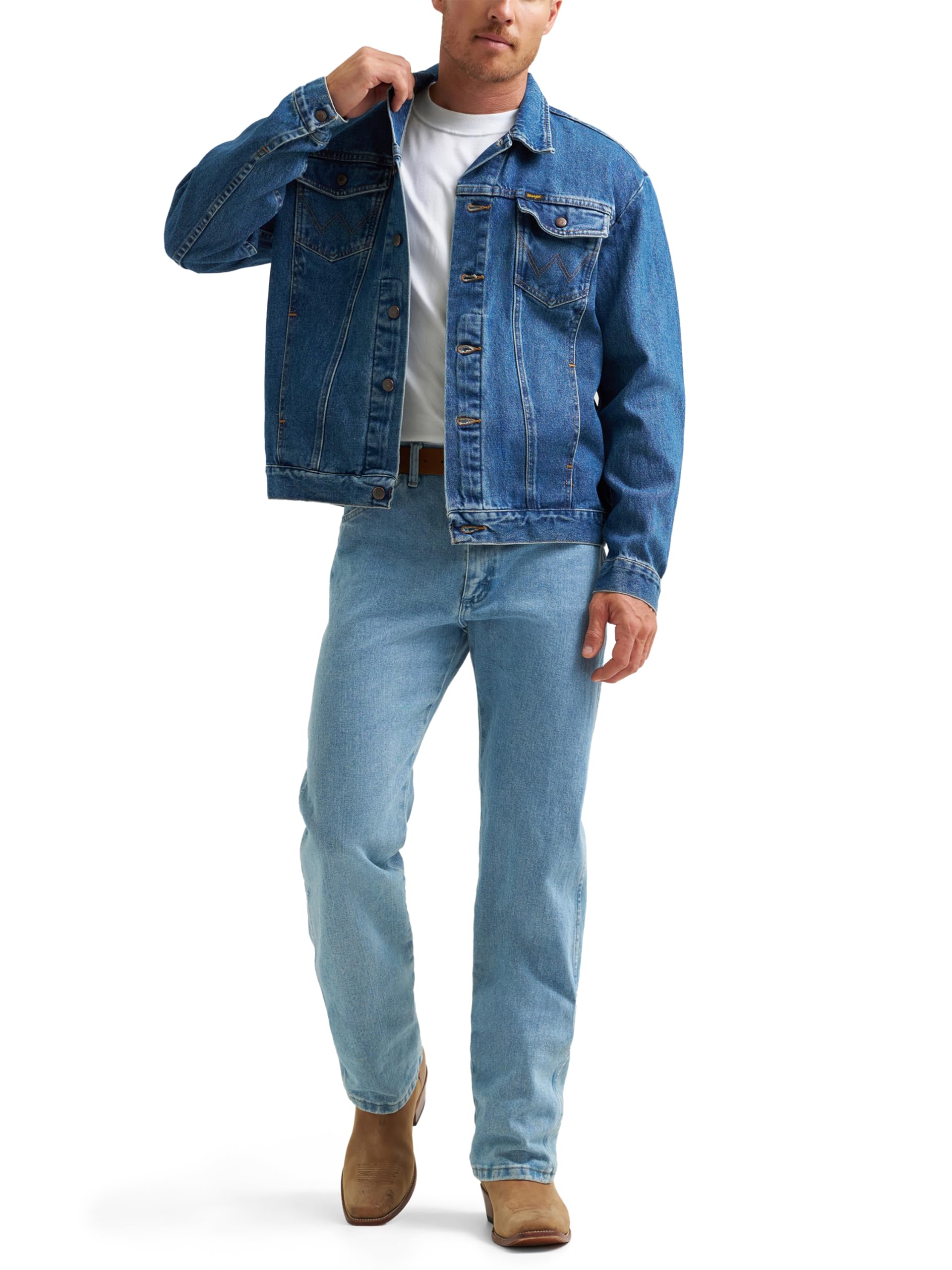 Wrangler Odzież wierzchnia Mężczyźni Cowboy Cut Western Unlined Denim Jacket