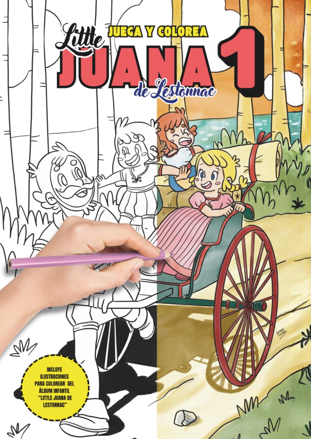JUEGA Y COLOREA 1 - LITTLE JUANA DE LESTONNAC