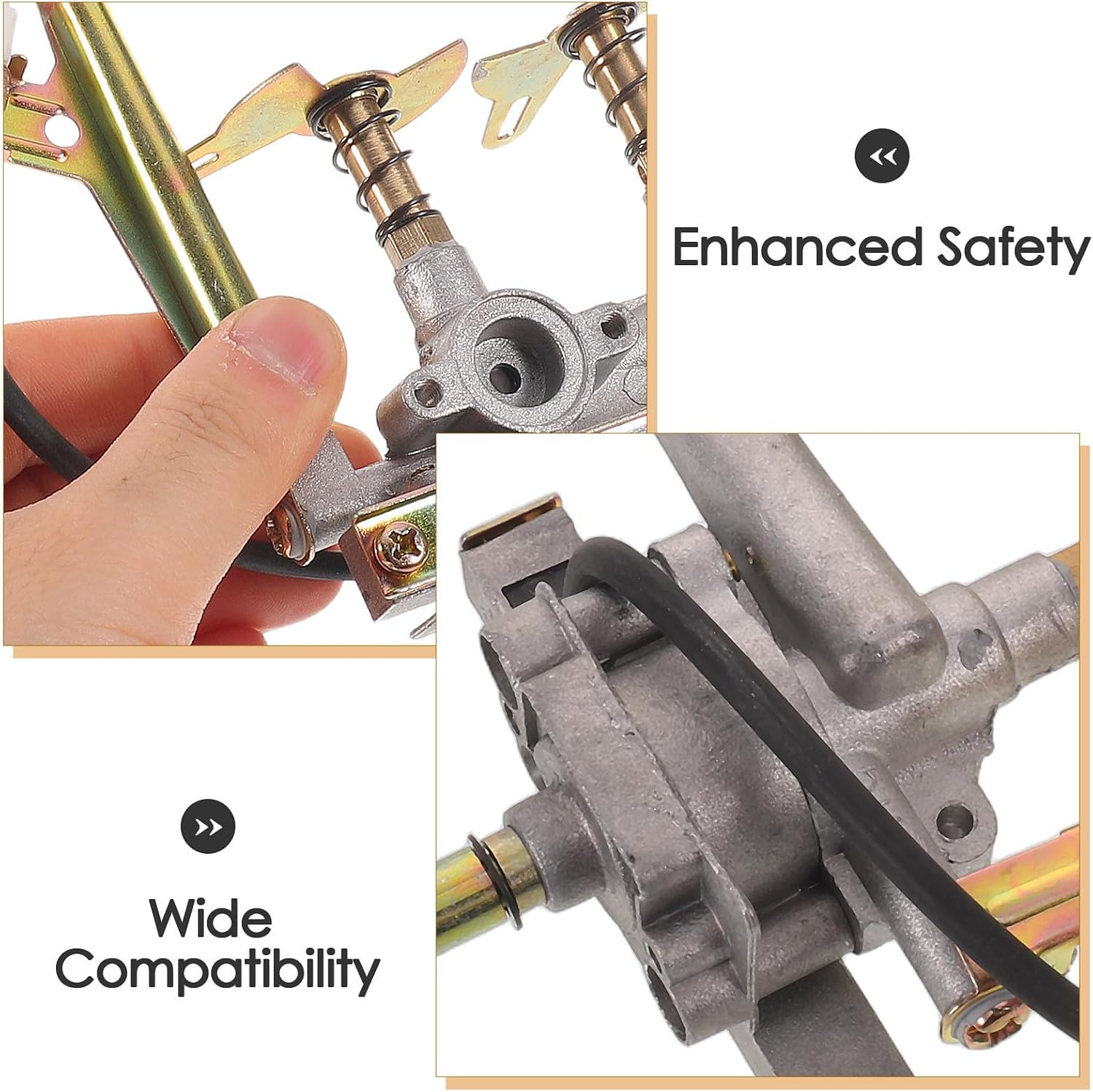 Gas Cooker Ignition Valve with 0 Degree Dual Tube Design Aluminum Gas Burner Repair Accessory for Lpg Stove Easy Installation and Reliable Ignition for Kitchen Appliance Repair