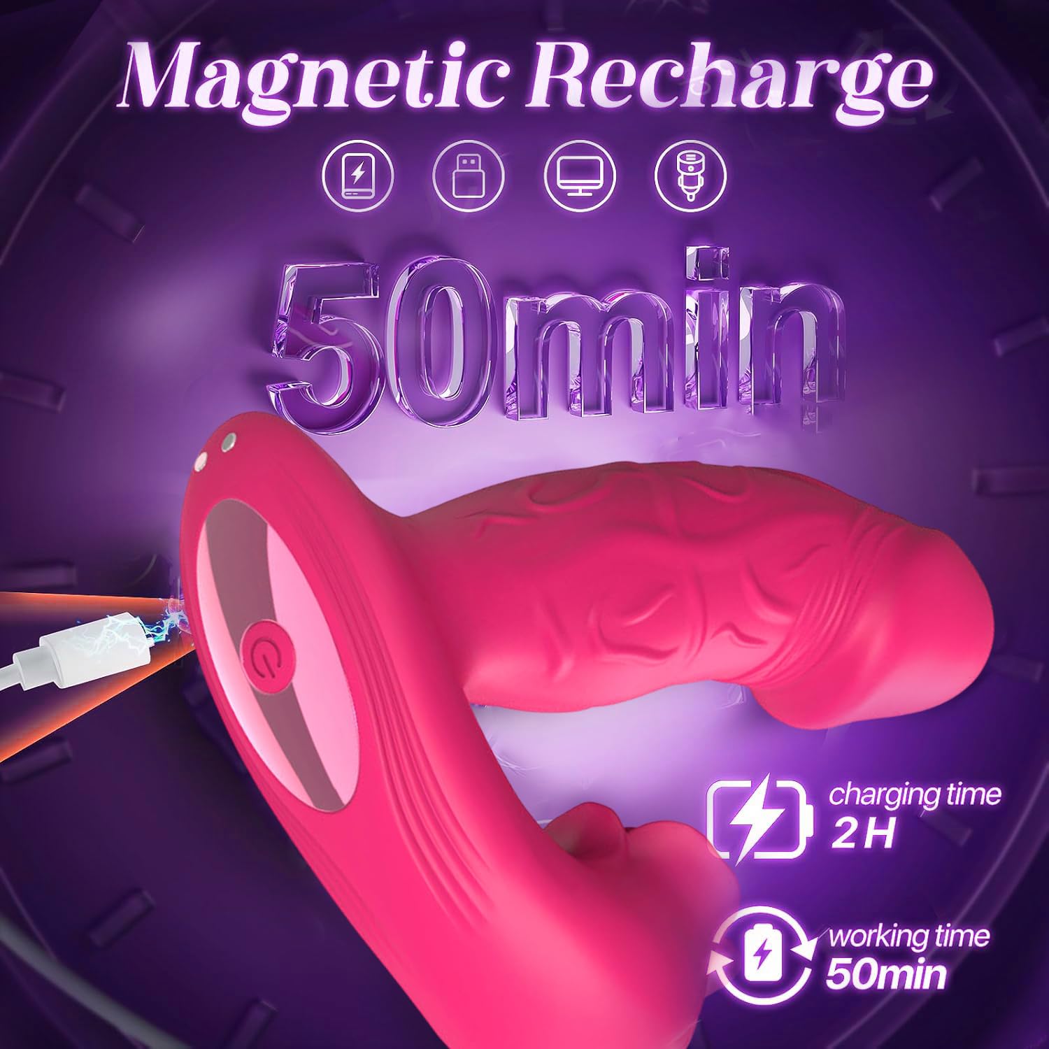 Sex Toys, Vibromasseurs Feminin et Gode Femme Sucer Clitoridien 3 en 1 | Stimulateur à Télécommande Sans Fil, 9 Modes de Succion et Vibration, Silicone Étantche, Coffret Plaisir Couple