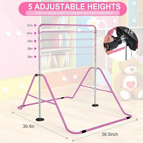 Miniatura 6 de Barra de entrenamiento de gimnasia plegable