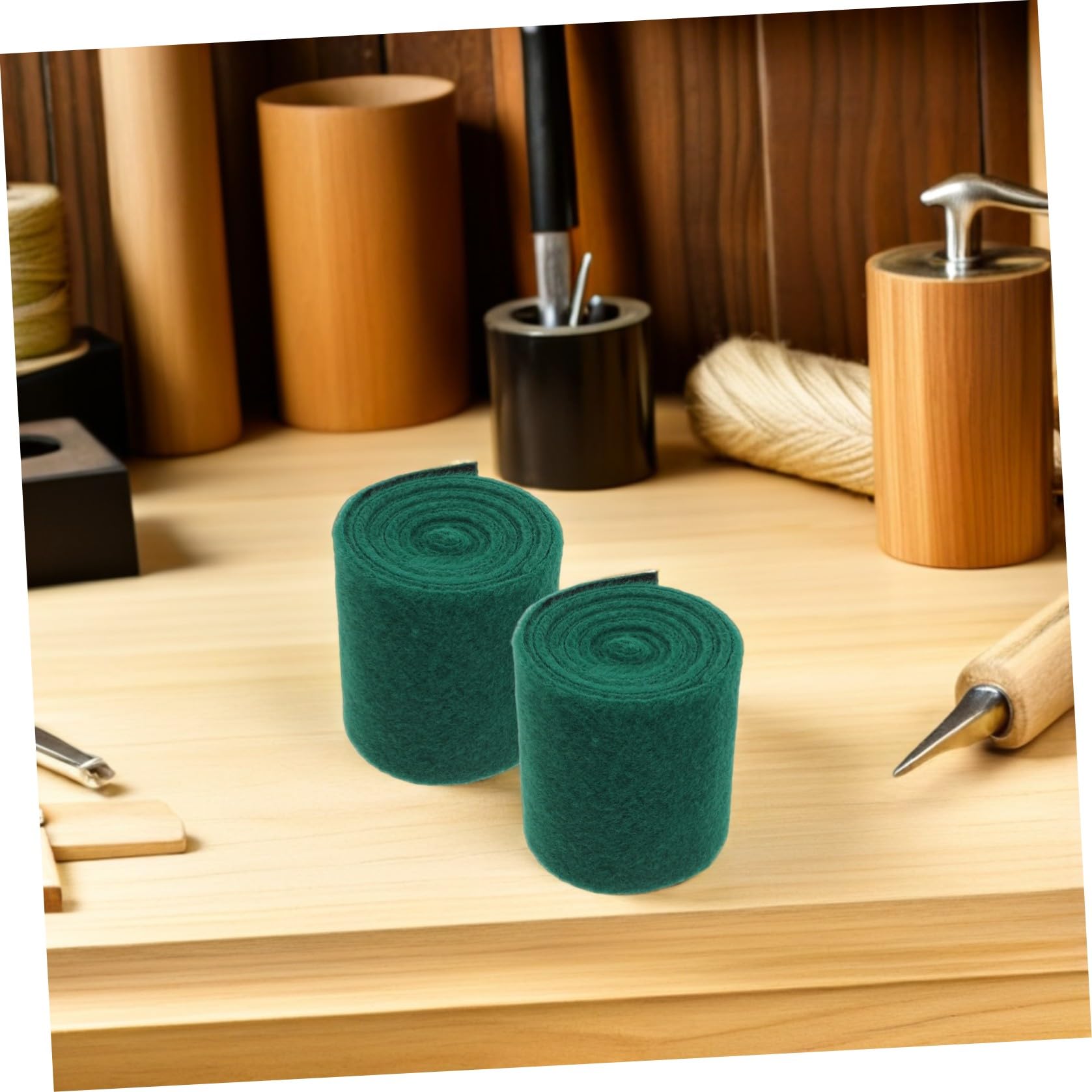 Protezione per Tronco Albero in Fibra Chimica Gancio e Chiusura a Strappo, 2 Pezzi Fasce Protettive Antiscivolo per Alberi da Giardino, Accessori per Slackline e Amache Outdoor