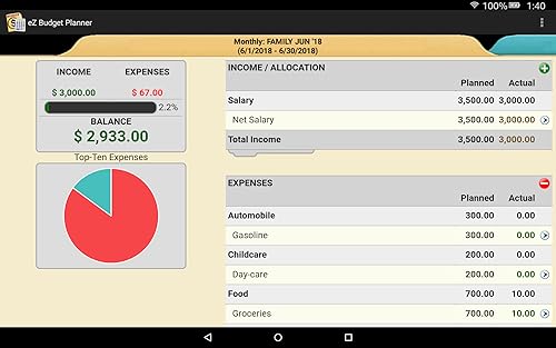 eZ Budget Planner (Free) - Planejador de orçamento fácil (grátis)