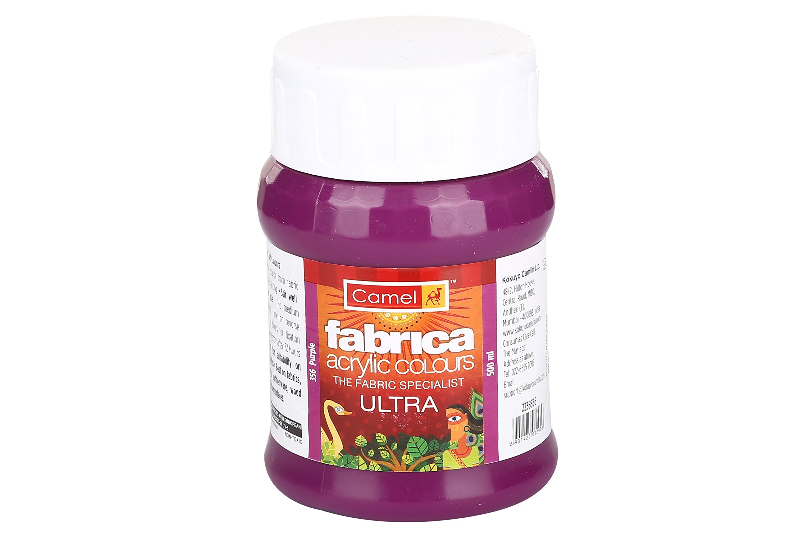 Camel Fabrica Acrylic Colours Purple 500ML-image-46