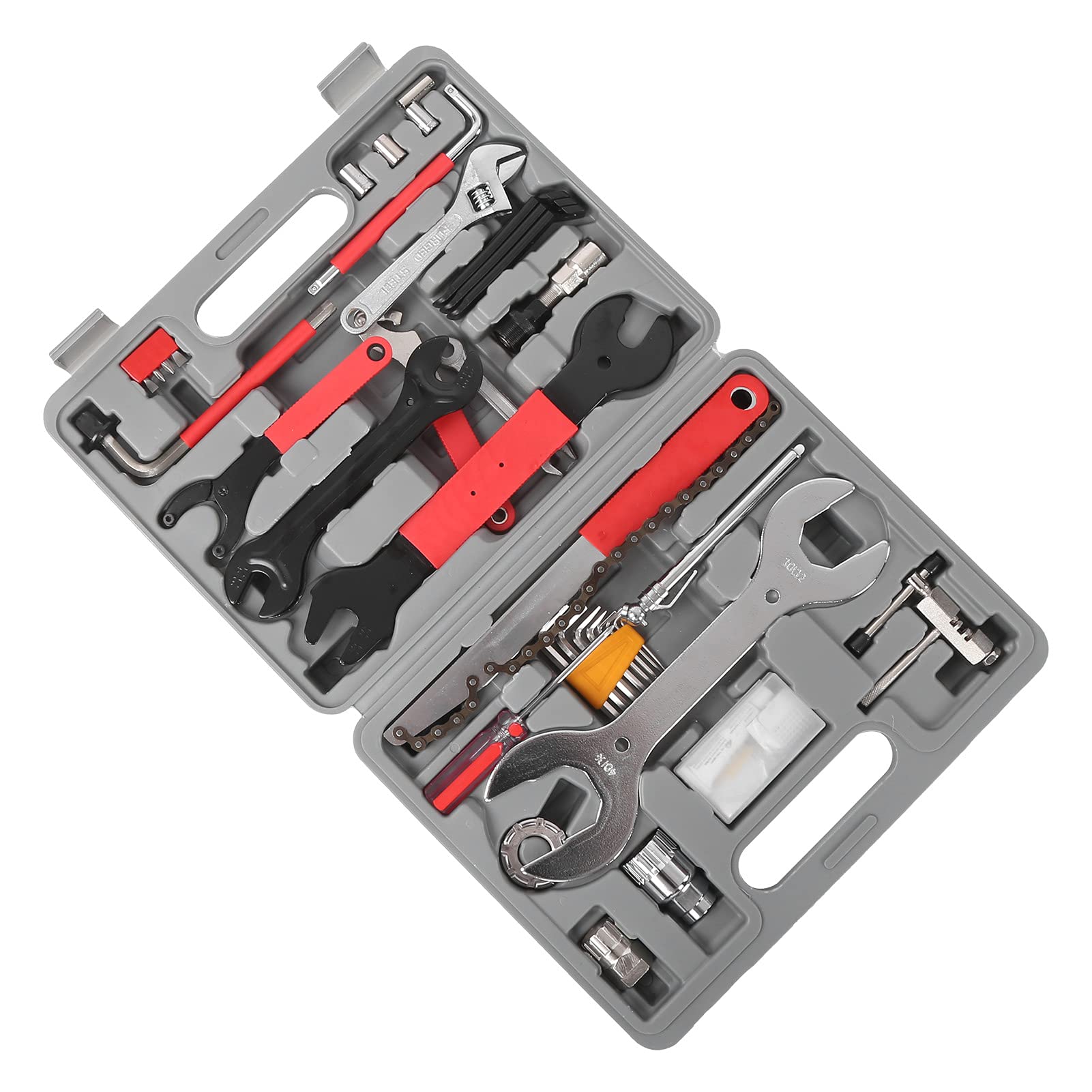Fahrrad-Stahl-Reparatur-Set, Ausrüstung, Werkzeugkasten, Universal-Werkzeug-Set, Wartung, Heimmechaniker, tägliches Fahrrad