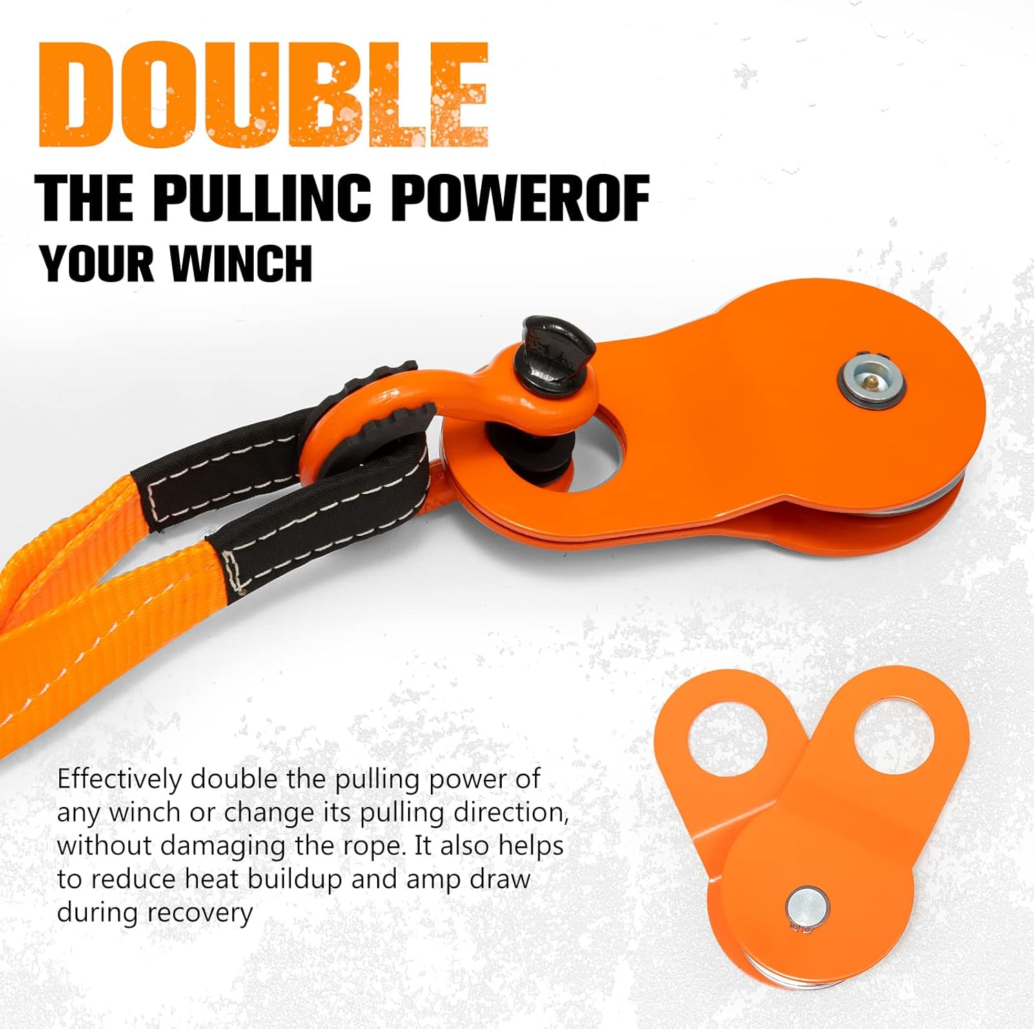 BUNKER INDUST Off-Road Traction Boards with Jack Base + 8Pcs Heavy Duty Recovery Strap Kit : Automotive