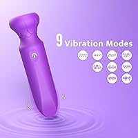 Vista 3 de Juguetes sexuales para adultos, vibrador de bala, punto G, clítoris, rosa, juguete sexual con 10 potentes modos de vibración, vibrante, totalmente