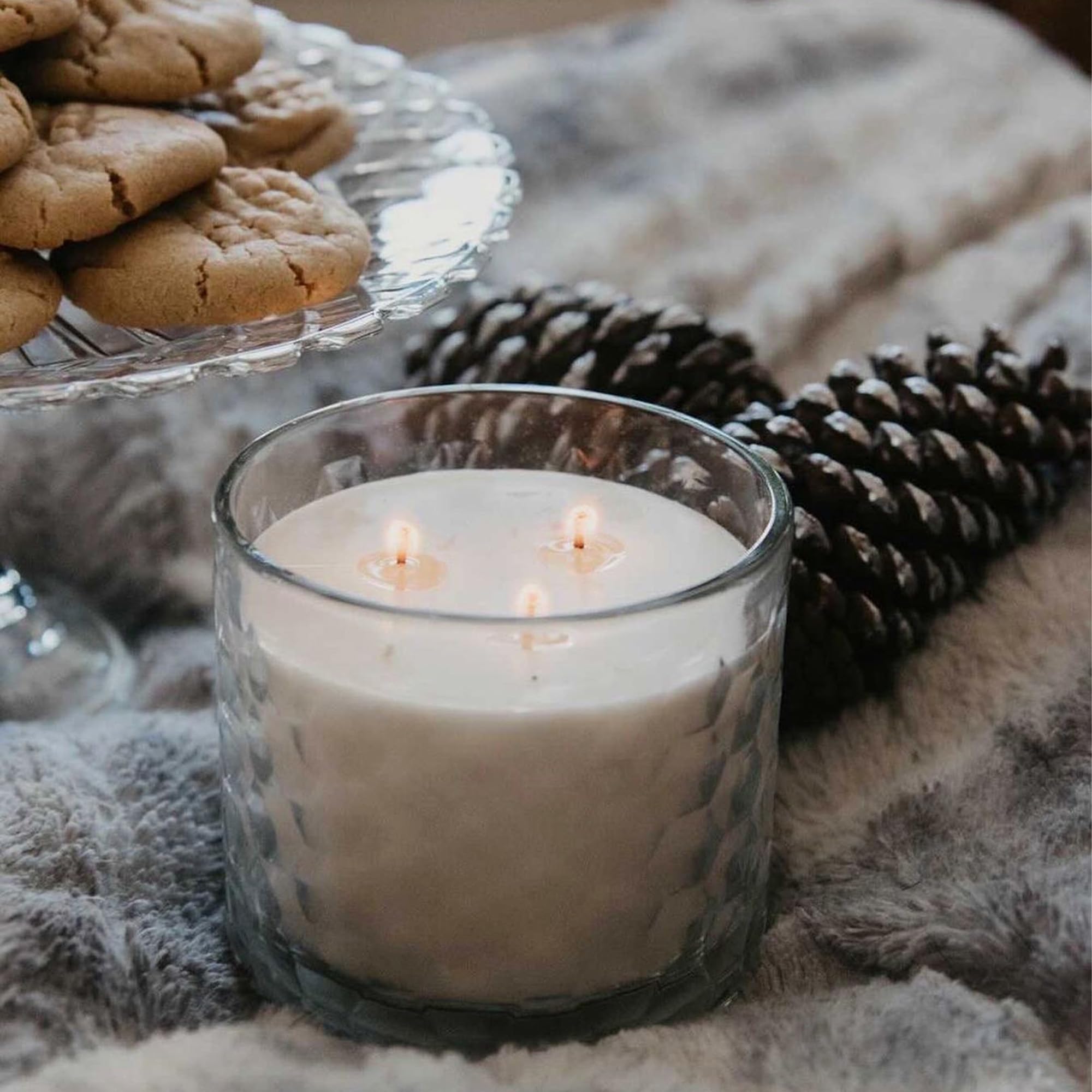 Root Candles Świeca zapachowa z mieszanki wosku pszczelego o strukturze plastra miodu, 1 EA, japońskie drewno cedrowe