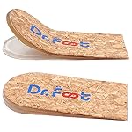 Dr. Foot\'s Heel Lift for Leg Length Discrepancies, Height Increase Insole for Heel Spurs, Heel Pain, Sports Injuries, and Achilles tendonitis (2 Layers: Small-Women\'s 4.5-9.5|Men\'s 6-8.5)