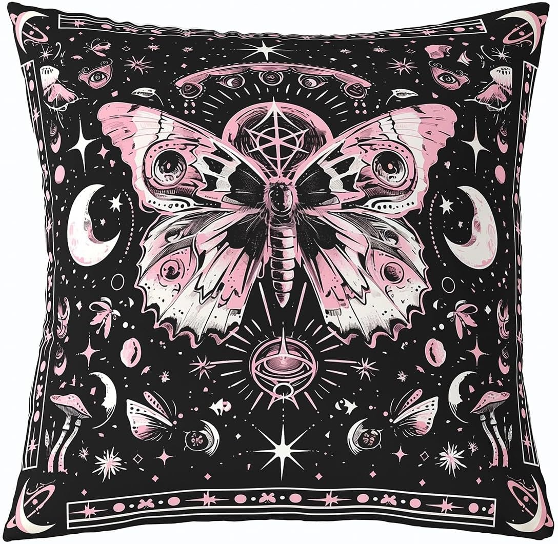 Feelyou Boho Exotic Scorpion Reversible Throw Pillow Covers for Girls Boys 24 x 24-Inch Sun Moon Scorpio Pillow Covers Home Decorative Bohemian Animals Square Cushion Covers Set of 1 Galaxy Floral