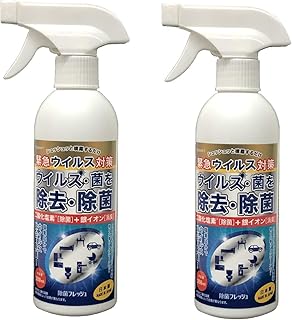 【東亜 TOAMIT】除菌フレッシュ 除菌・消臭剤 スプレーボトル 350mL ×2個セット