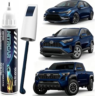 8S6 Nautical Blue Metallic Touch Up Paint for Toyota,2-in-1 Scratch Repair Kit with 2PCS Disposable Micro Applicators, Quick & Easy Premium Scratch Remover for Deep Scratches