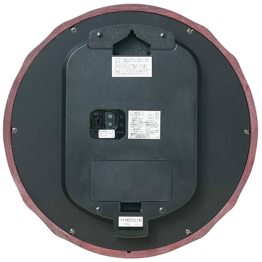 SEIKO EMBLEM 電波掛時計 HS521B 木枠　ブラウン　木目 楽天市場】[SEIKO EMBLEM] セイコーエンブレム 掛時計 HS521B