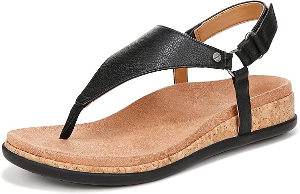 Vionic Womens Copal Kirra Fashionable Strappy Flat Sandals-Supportive Ladies Comfort Sandals that Includes a Concealed Orthotic Insole Sizes 5-12