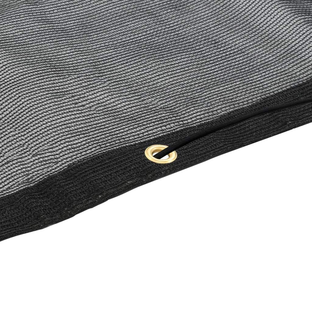 Festnight Anhängernetz Containernetz Ladungssicherungsnetz Abdecknetz für Anhänger HDPE 2,5x4 m 160 g/m² Schwarz